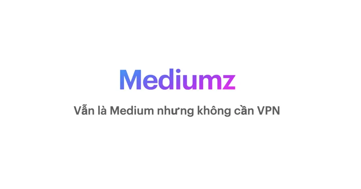 Code trang Mediumz trong 5 phút với chưa đến 100 dòng code